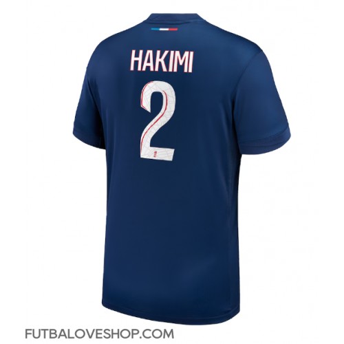 Dres Paris Saint-Germain Achraf Hakimi #2 Domáci 2024-25 Krátky Rukáv